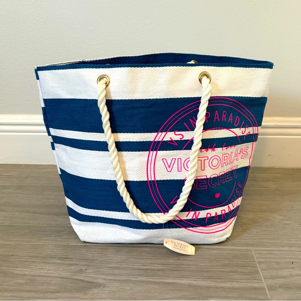 NWT Victoria's Secret Nautical Tote Bag